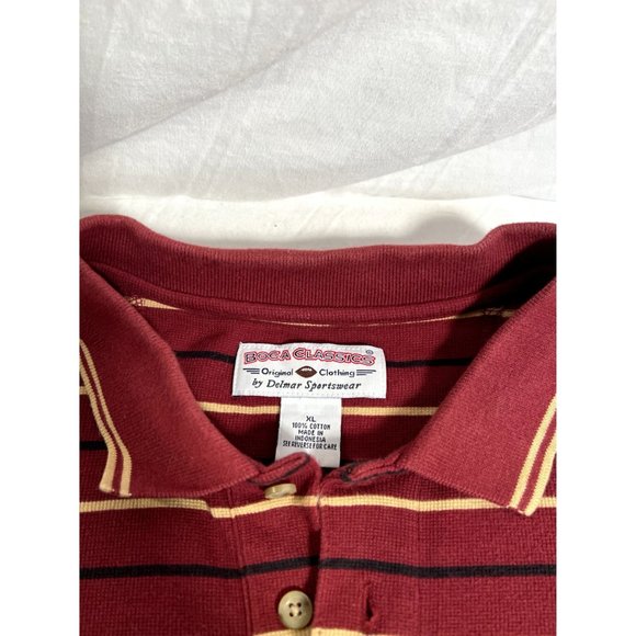 Boca Classics Florida State FSU Polo Shirt Mens sz XL Red - Picture 3 of 4